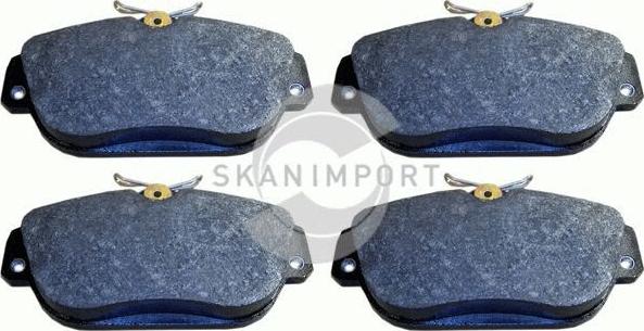 SKANIMPORT BV 1737 - Тормозные колодки, дисковые, комплект autospares.lv