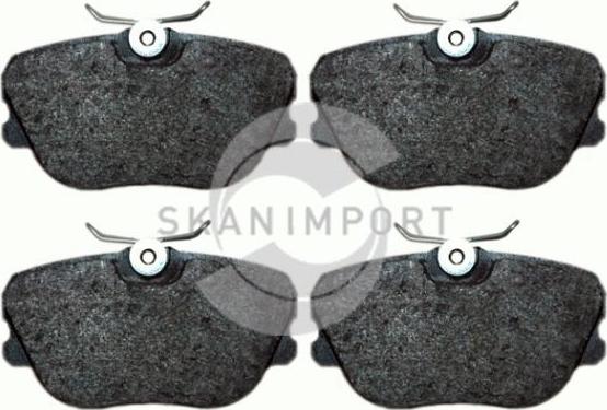 SKANIMPORT BV 3974 - Тормозные колодки, дисковые, комплект autospares.lv