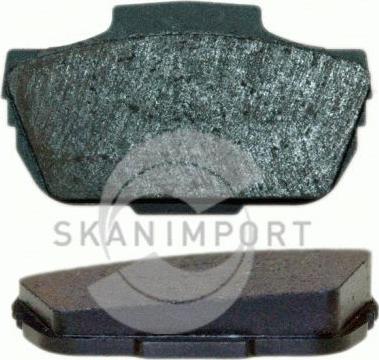 SKANIMPORT BV 7490 - Тормозные колодки, дисковые, комплект autospares.lv