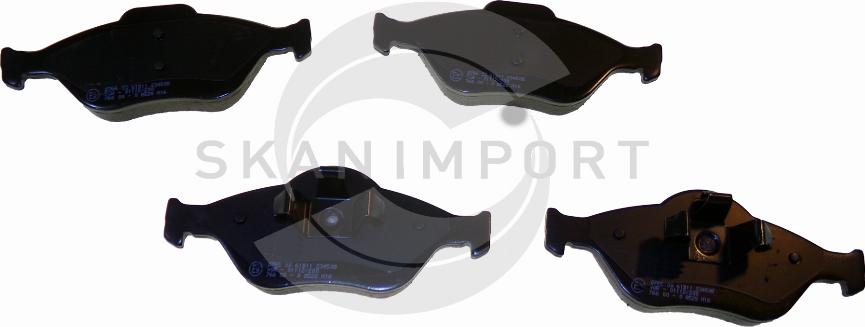 SKANIMPORT BVF 1000 - Тормозные колодки, дисковые, комплект autospares.lv