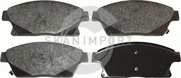 SKANIMPORT BVO 1234 - Тормозные колодки, дисковые, комплект autospares.lv