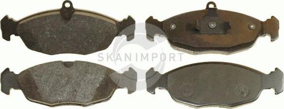 SKANIMPORT BVO 2639SK - Тормозные колодки, дисковые, комплект autospares.lv