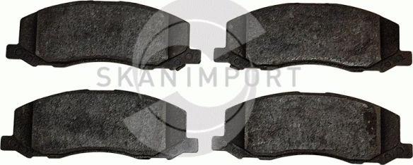 SKANIMPORT BVO 7752 - Тормозные колодки, дисковые, комплект autospares.lv