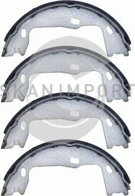 SKANIMPORT HBB 8660 - Комплект тормозов, ручник, парковка autospares.lv