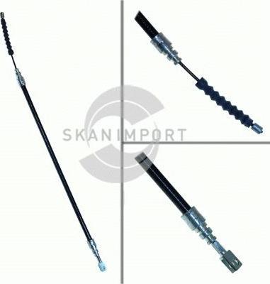 SKANIMPORT HBS 740-5 - Тросик, cтояночный тормоз autospares.lv