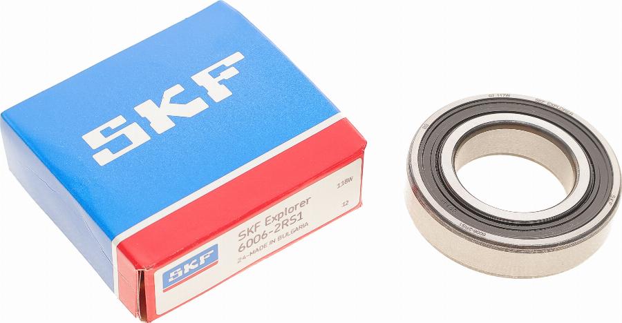 SKF 60062RS1 - Подшипник карданного вала, центральная подвеска autospares.lv