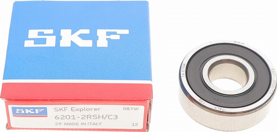 SKF 6201 2RSH/C3 - Подшипник autospares.lv