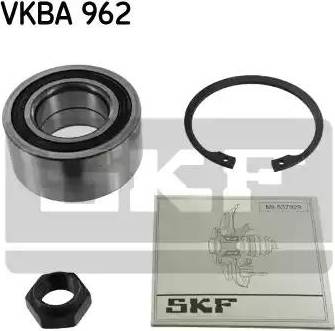 SKF VKBA 962 - Подшипник ступицы колеса, комплект autospares.lv