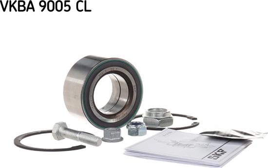 SKF VKBA 9005 CL - Подшипник ступицы колеса, комплект autospares.lv