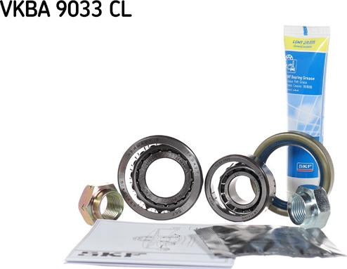 SKF VKBA 9033 CL - Подшипник ступицы колеса, комплект autospares.lv