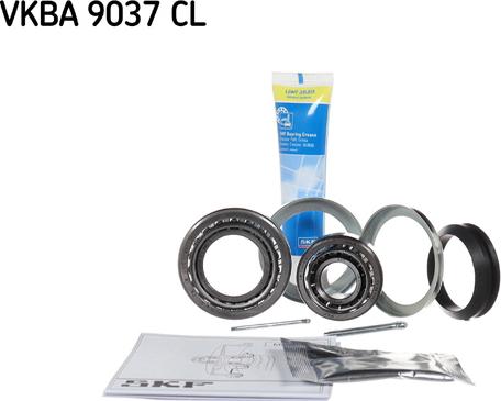 SKF VKBA 9037 CL - Подшипник ступицы колеса, комплект autospares.lv