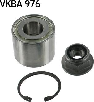 SKF VKBA 976 - Подшипник ступицы колеса, комплект autospares.lv