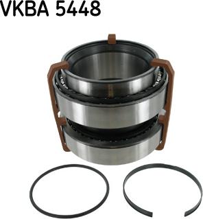 SKF VKBA 5448 - Подшипник ступицы колеса, комплект autospares.lv