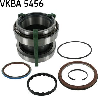 SKF VKBA 5456 - Подшипник ступицы колеса, комплект autospares.lv