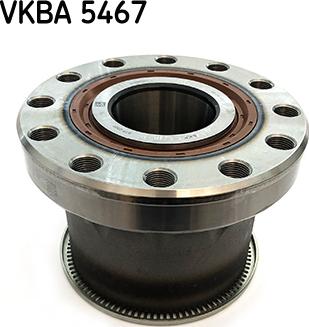 SKF VKBA 5467 - Подшипник ступицы колеса, комплект autospares.lv