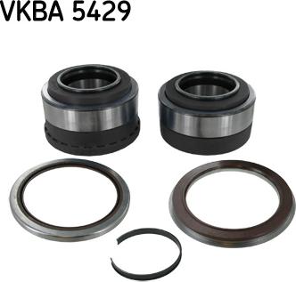 SKF VKBA 5429 - Подшипник ступицы колеса, комплект autospares.lv