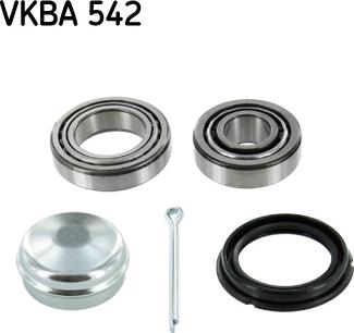 SKF VKBA 542 - Подшипник ступицы колеса, комплект autospares.lv