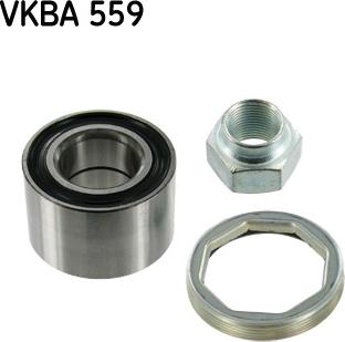 SKF VKBA 559 - Подшипник ступицы колеса, комплект autospares.lv