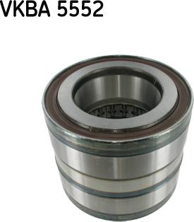 SKF VKBA 5552 - Подшипник ступицы колеса, комплект autospares.lv