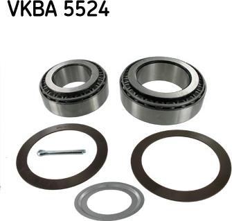 SKF VKBA 5524 - Подшипник ступицы колеса, комплект autospares.lv