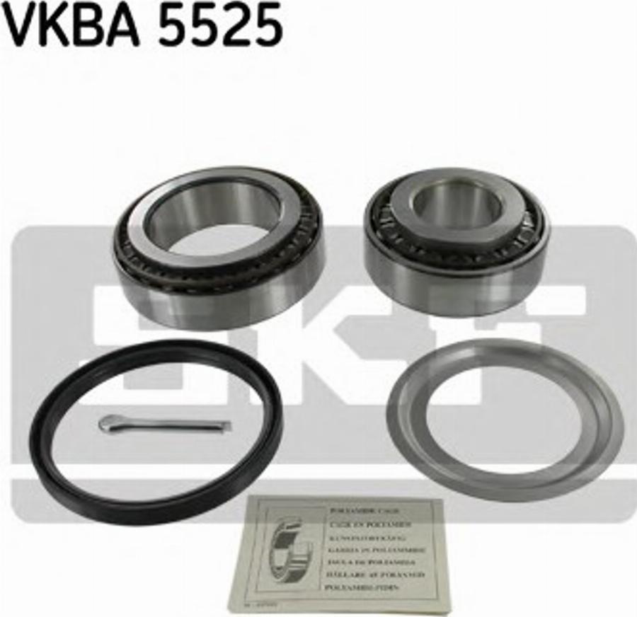 SKF VKBA 5525 - Подшипник ступицы колеса autospares.lv