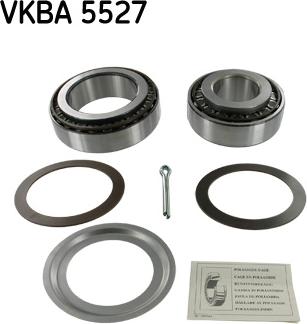 SKF VKBA 5527 - Подшипник ступицы колеса, комплект autospares.lv
