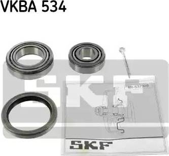 SKF VKBA 534 - Подшипник ступицы колеса, комплект autospares.lv