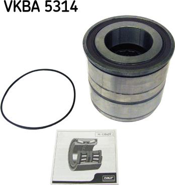 SKF VKBA 5314 - Подшипник ступицы колеса, комплект autospares.lv