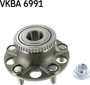 SKF VKBA 6991 - Подшипник ступицы колеса, комплект autospares.lv