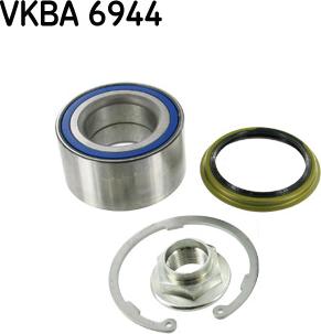 SKF VKBA 6944 - Подшипник ступицы колеса, комплект autospares.lv