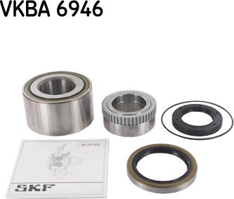 SKF VKBA 6946 - Подшипник ступицы колеса, комплект autospares.lv