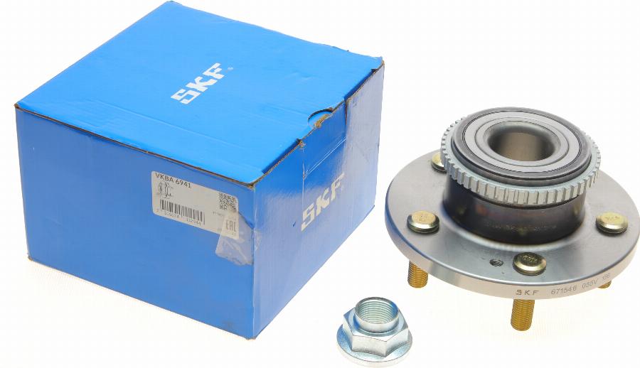 SKF VKBA 6941 - Ступица колеса, поворотный кулак autospares.lv