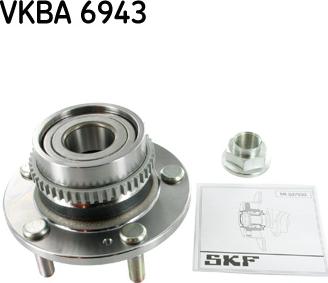 SKF VKBA 6943 - Ступица колеса, поворотный кулак autospares.lv