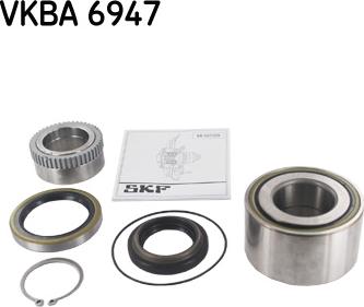 SKF VKBA 6947 - Подшипник ступицы колеса, комплект autospares.lv