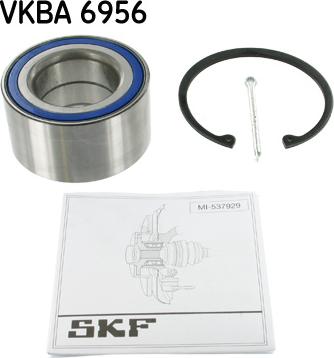 SKF VKBA 6956 - Подшипник ступицы колеса, комплект autospares.lv