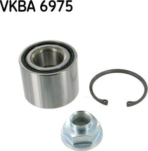 SKF VKBA 6975 - Подшипник ступицы колеса, комплект autospares.lv