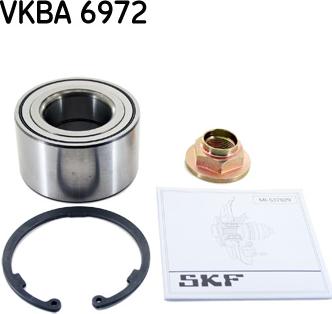 SKF VKBA 6972 - Подшипник ступицы колеса, комплект autospares.lv
