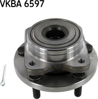 SKF VKBA 6597 - Подшипник ступицы колеса, комплект autospares.lv