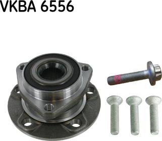SKF VKBA 6556 - Подшипник ступицы колеса, комплект autospares.lv