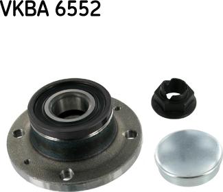 SKF VKBA 6552 - Подшипник ступицы колеса, комплект autospares.lv