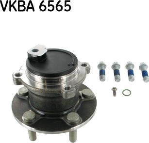 SKF VKBA 6565 - Подшипник ступицы колеса, комплект autospares.lv