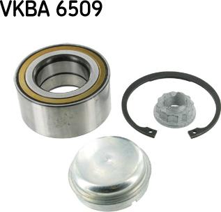 SKF VKBA 6509 - Подшипник ступицы колеса, комплект autospares.lv