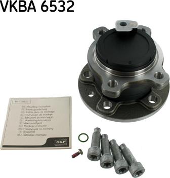 SKF VKBA 6532 - Подшипник ступицы колеса, комплект autospares.lv