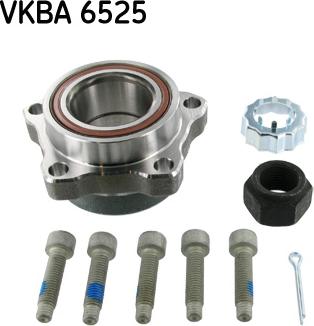 SKF VKBA 6525 - Подшипник ступицы колеса, комплект autospares.lv