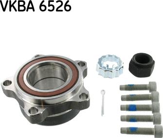 SKF VKBA 6526 - Подшипник ступицы колеса, комплект autospares.lv
