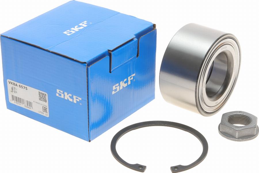 SKF VKBA 6575 - Подшипник ступицы колеса, комплект autospares.lv