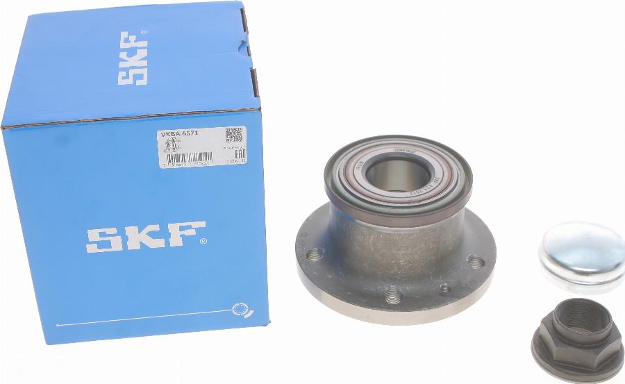 SKF VKBA 6571 - Подшипник ступицы колеса, комплект autospares.lv