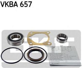 SKF VKBA 657 - Подшипник ступицы колеса, комплект autospares.lv