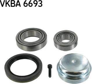 SKF VKBA 6693 - Подшипник ступицы колеса, комплект autospares.lv