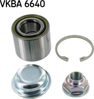 SKF VKBA 6640 - Подшипник ступицы колеса, комплект autospares.lv